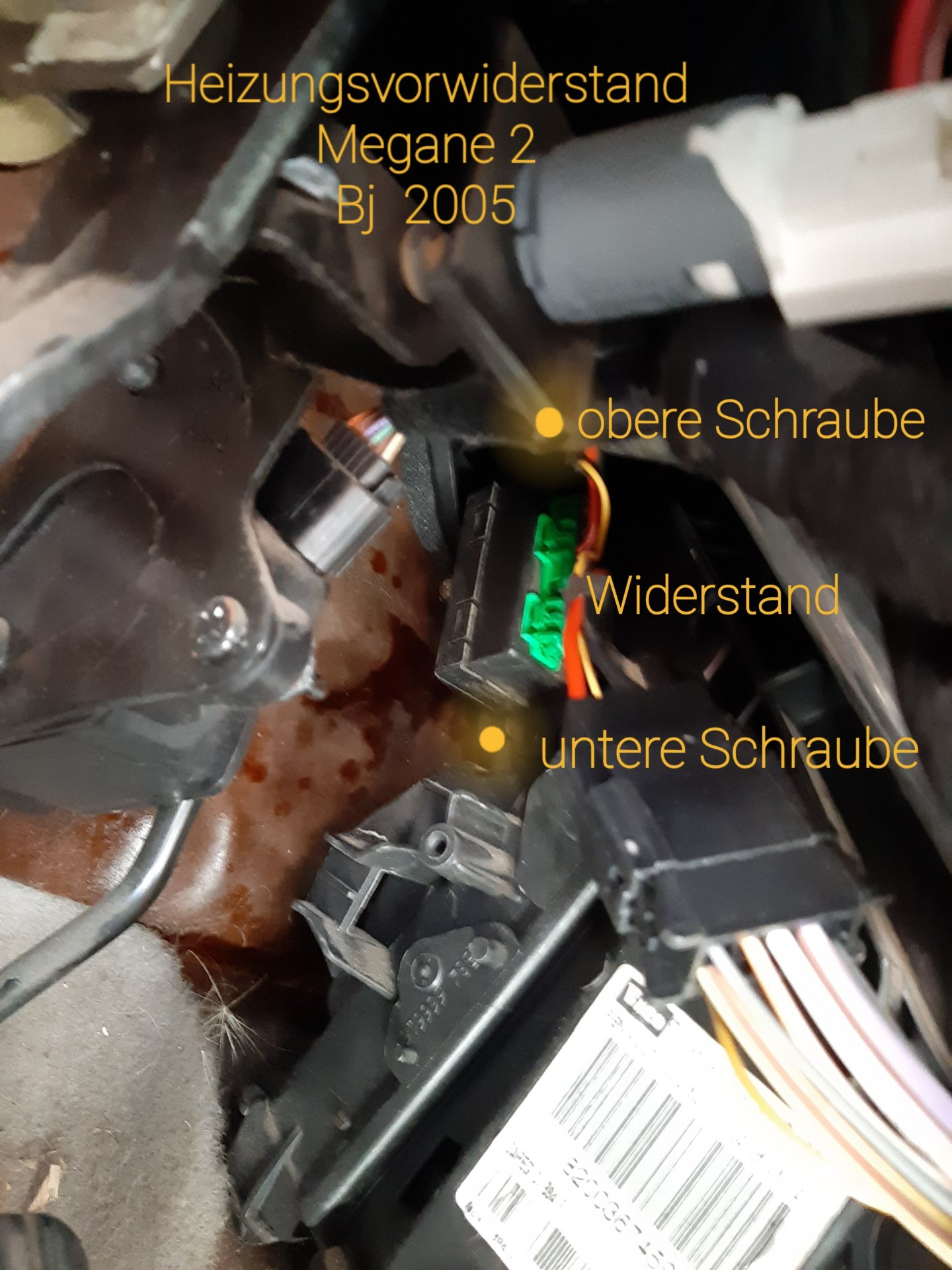Gebläse motor Lüfter widerstand für Renault Scenic Grand Megane Clio Modus  6441. l2 l2